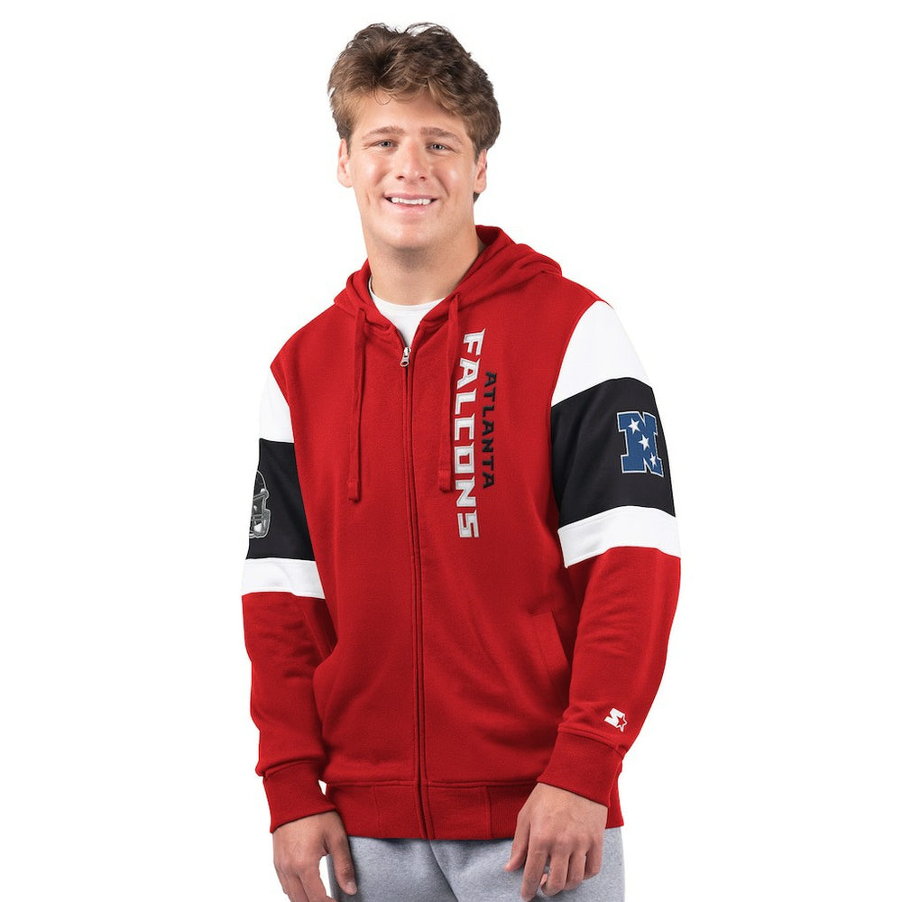 Atlanta Falcons Starter Extreme Full-Zip Hoodie Red - NFL