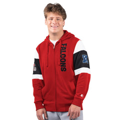 Atlanta Falcons Starter Extreme Vintage Logo Full-Zip Hoodie Red - NFL