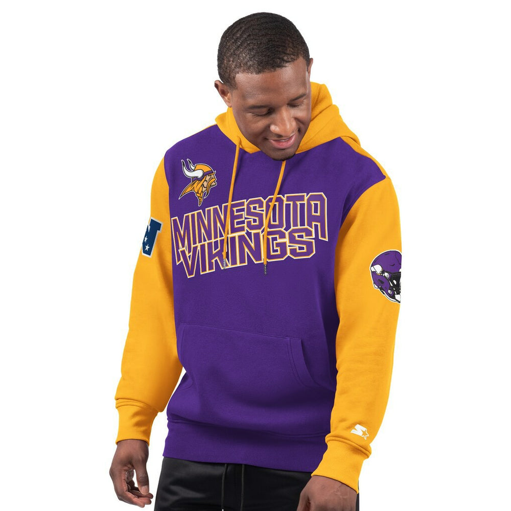 Minnesota Vikings Starter Extreme Pullover Hoodie Purple - NFL