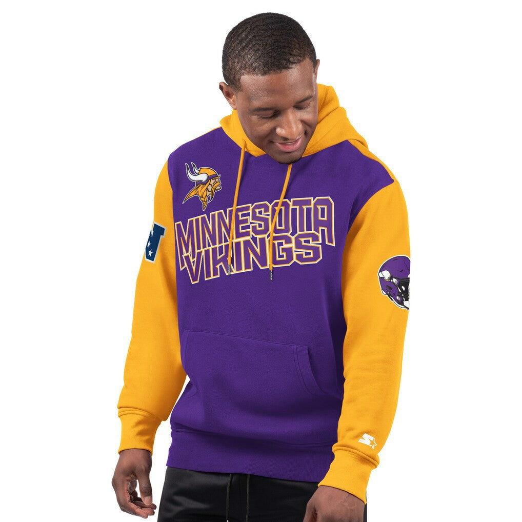 Minnesota Vikings Starter Extreme Pullover Hoodie Purple - NFL