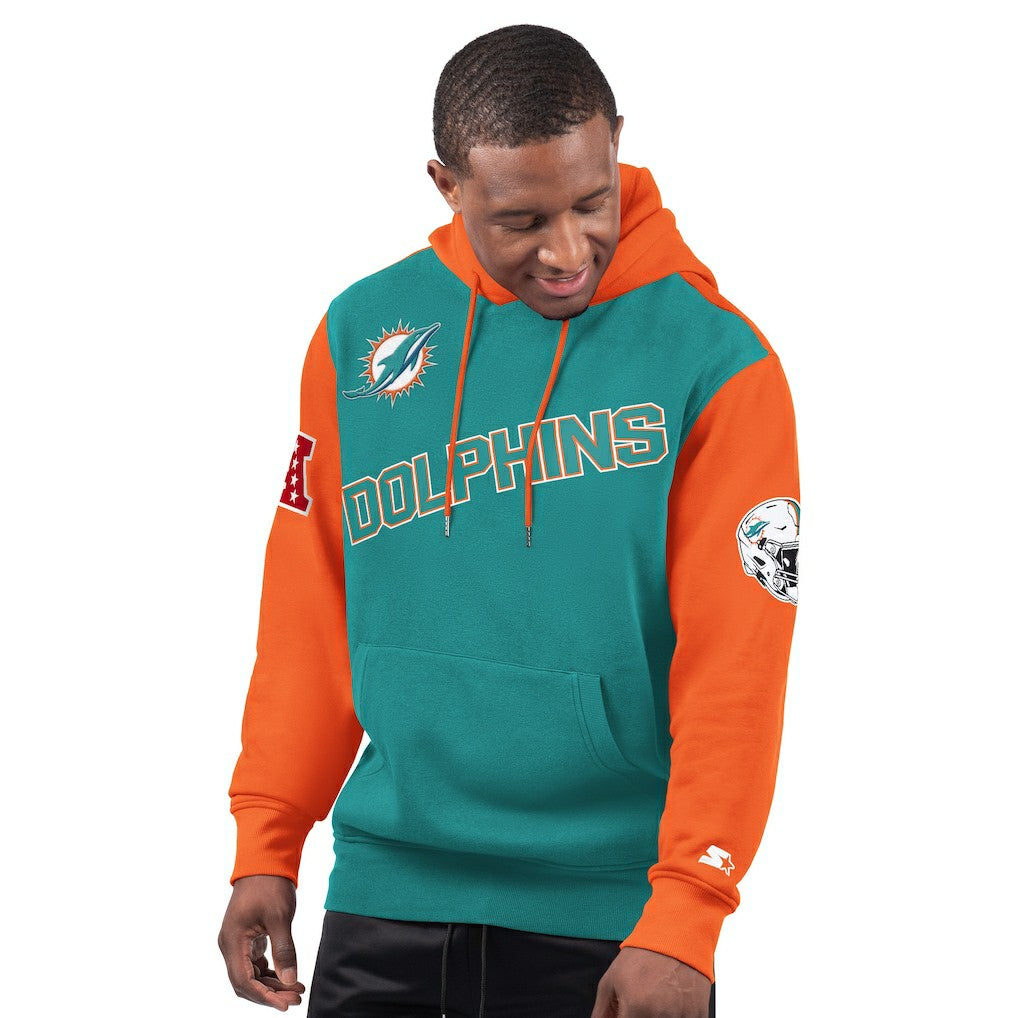 Miami Dolphins Starter Extreme Pullover Hoodie Aqua - NFL