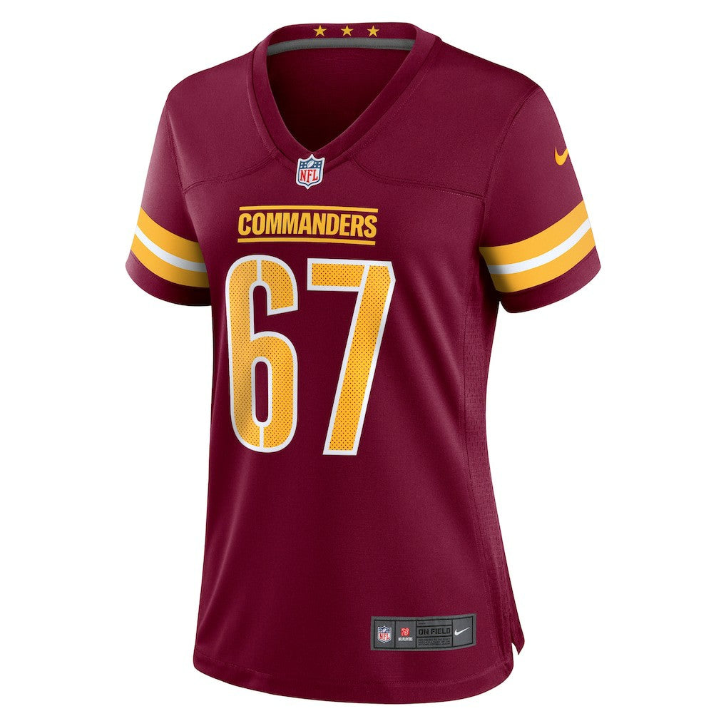 Nick Allegretti Washington Commanders Women's Game Jersey Burgundy - Nike