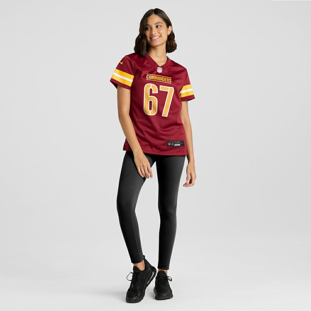 Nick Allegretti Washington Commanders Women's Game Jersey Burgundy - Nike