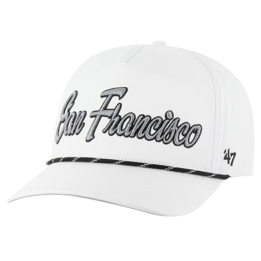 San Francisco Giants '47 Overhand Speckle Hitch Rope Adjustable Hat Lifestyle