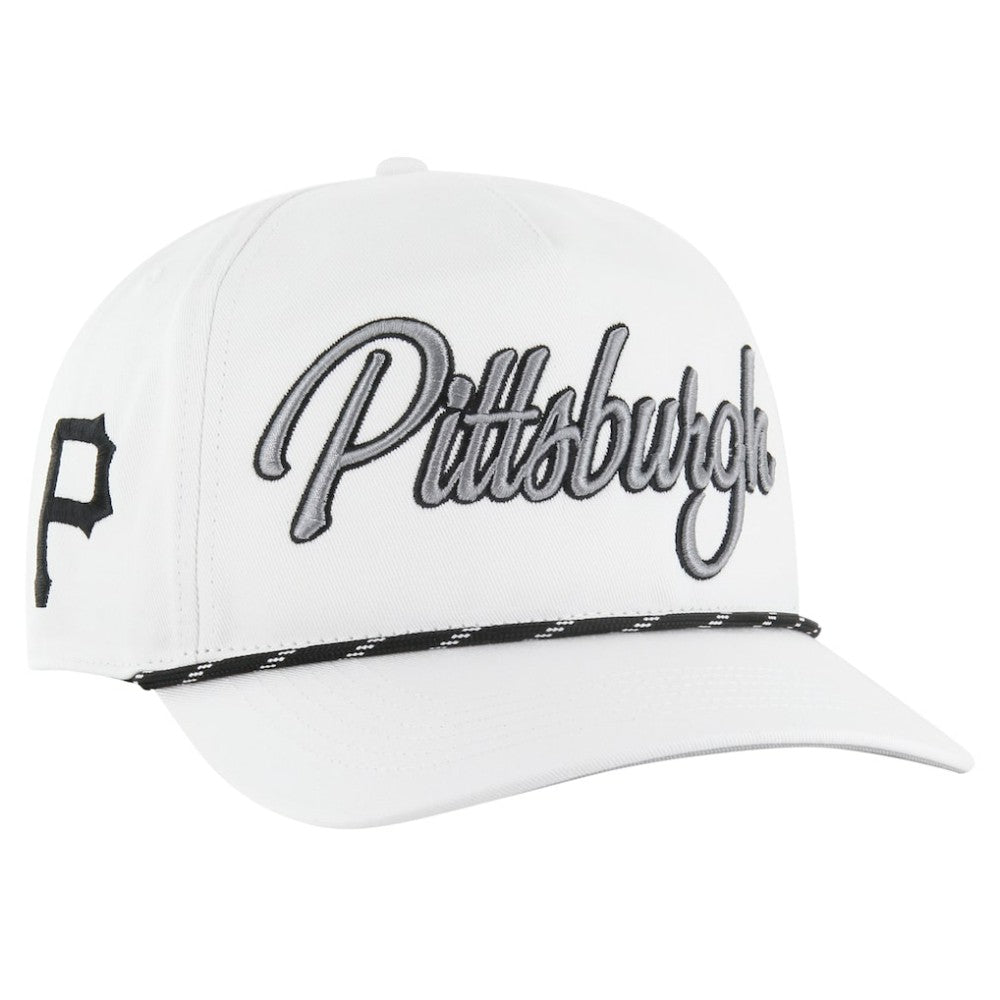 Pittsburgh Pirates '47 Overhand Speckle Hitch Rope Adjustable Hat Sale