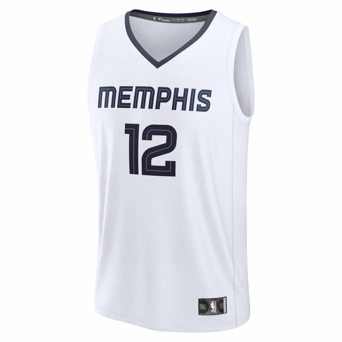 Fanatics - Ja Morant Memphis Grizzlies Fast Break Replica Player Jersey - Association Edition - White