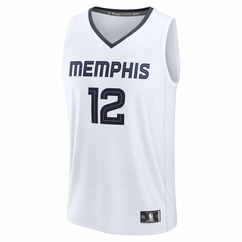 Fanatics - Ja Morant Memphis Grizzlies Fast Break Replica Player Jersey - Association Edition - White