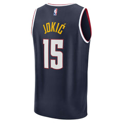 Fanatics - Nikola Jokic Denver Nuggets Fast Break Replica Player Jersey - Icon Edition - Navy