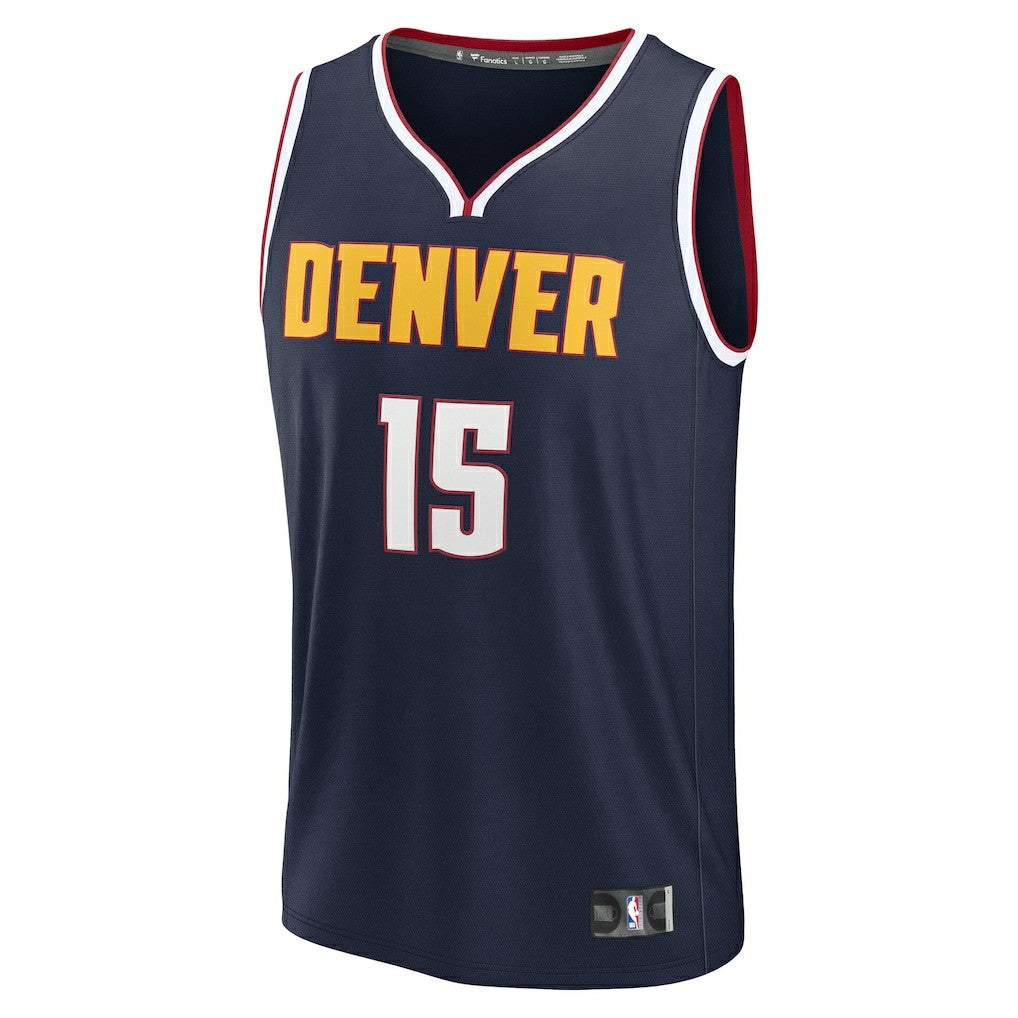 Fanatics - Nikola Jokic Denver Nuggets Youth Fast Break Replica Player Jersey - Icon Editi- Navy