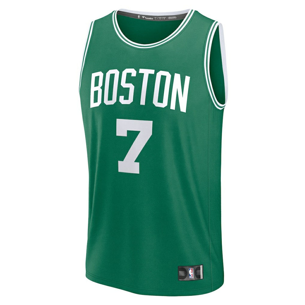 Fanatics - Jaylen Brown Boston Celtics Fast Break Replica Player Jersey - Icon Edition - Kelly Green