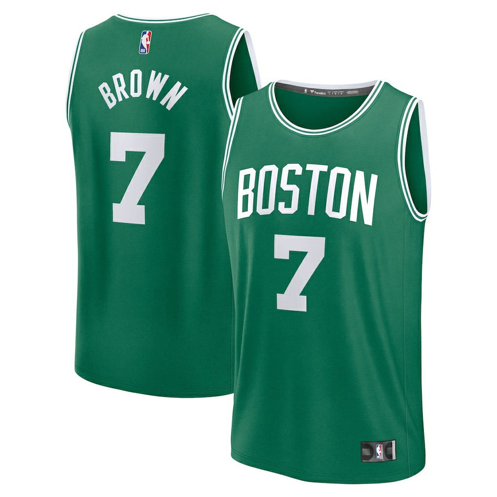 Fanatics - Jaylen Brown Boston Celtics Youth Fast Break Replica Player Jersey - Icon Edition - Kelly Green