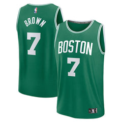 Fanatics - Jaylen Brown Boston Celtics Youth Fast Break Replica Player Jersey - Icon Edition - Kelly Green