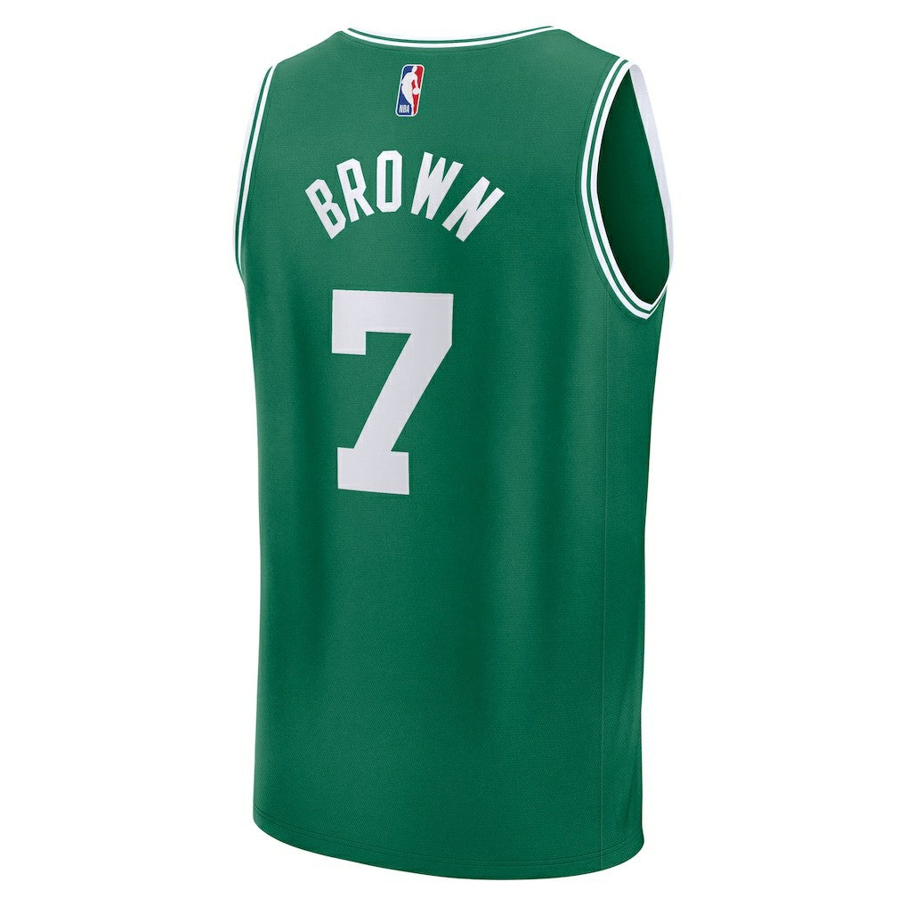 Fanatics - Jaylen Brown Boston Celtics Youth Fast Break Replica Player Jersey - Icon Edition - Kelly Green
