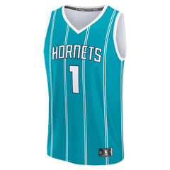 Fanatics - LaMelo Ball Charlotte Hornets Fast Break Replica Player Jersey - Icon Edition - Teal