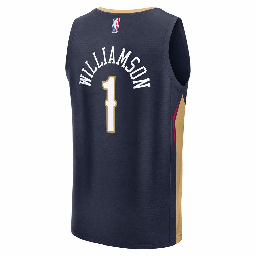 Fanatics - Zion Williamson New Orleans Pelicans Fast Break Replica Player Jersey - Icon Edition - Navy