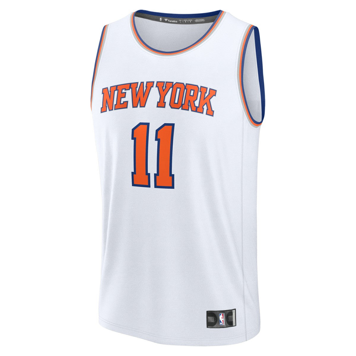 Fanatics - Jalen Brunson New York Knicks Fast Break Replica Player Jersey - Association Edition - White