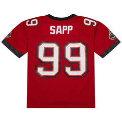 Warren Sapp Tampa Bay Buccaneers 2002 Legacy Replica Jersey Red - Mitchell & Ness