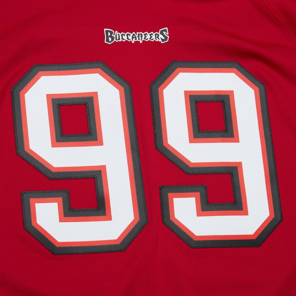 Warren Sapp Tampa Bay Buccaneers 2002 Legacy Replica Jersey Red - Mitchell & Ness