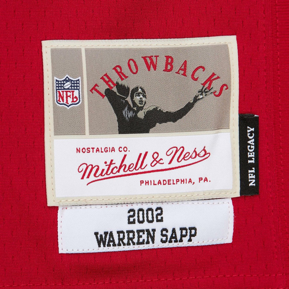 Warren Sapp Tampa Bay Buccaneers 2002 Legacy Replica Jersey Red - Mitchell & Ness