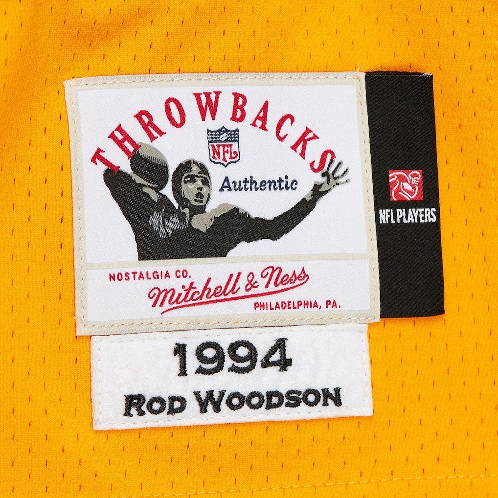 Rod Woodson Pittsburgh Steelers 1994 Authentic Throwback Retired Player Jersey - Gold cheap | NFL Jerseys
