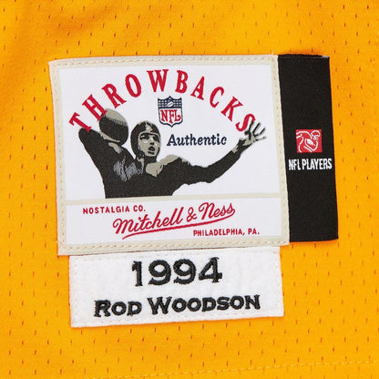 Rod Woodson Pittsburgh Steelers 1994 Authentic Throwback Retired Player Jersey - Gold cheap | NFL Jerseys