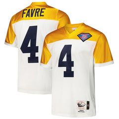 Brett Favre Green Bay Packers 1994 Authentic Throwback Retired Player Jersey White - Mitchell & Ness