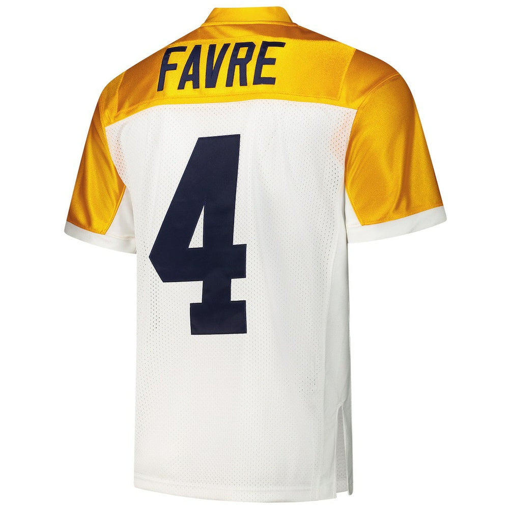 Brett Favre Green Bay Packers 1994 Authentic Throwback Retired Player Jersey White - Mitchell & Ness