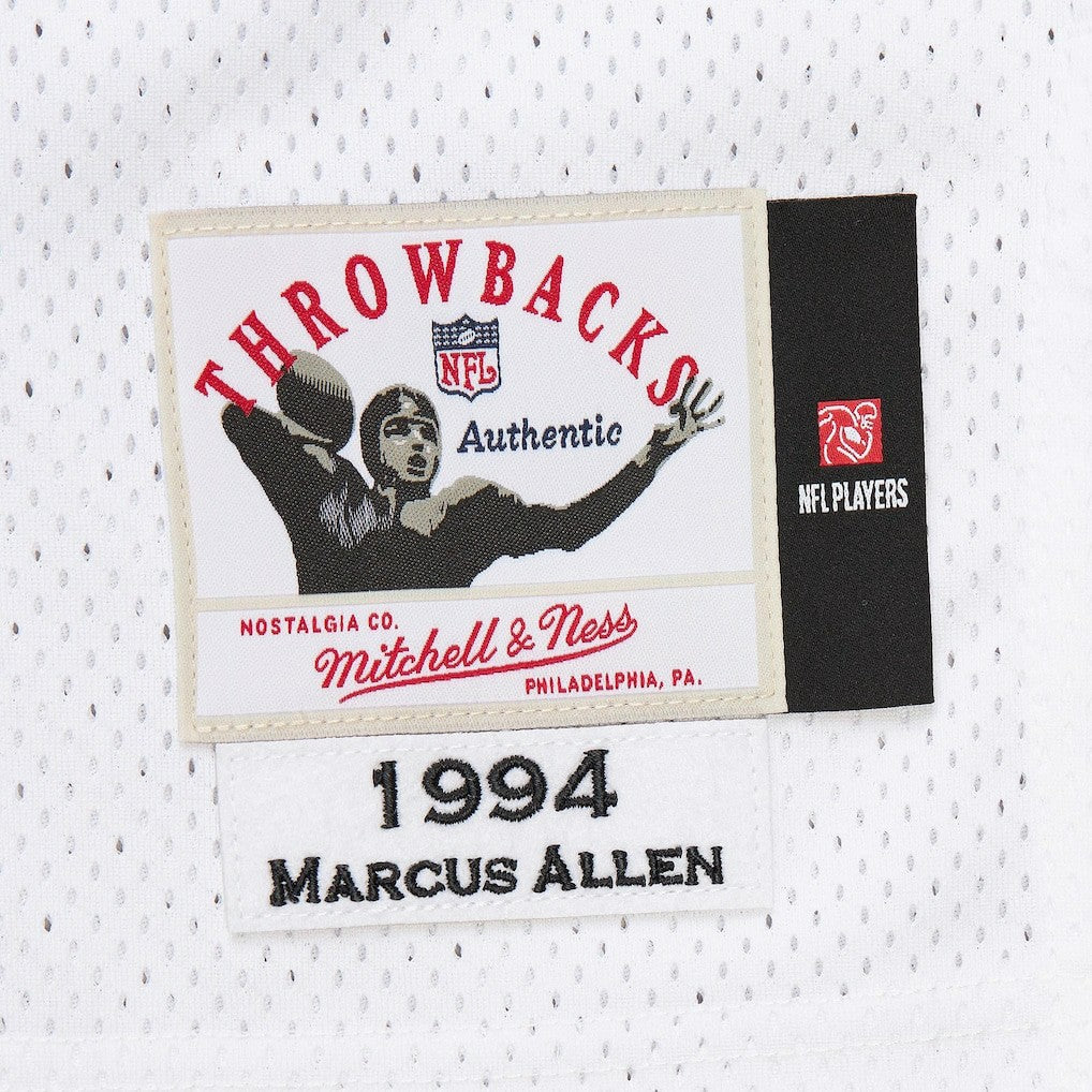Marcus Allen Kansas City Chiefs 1994 Authentic Throwback Retired Player Jersey White - Mitchell & Ness