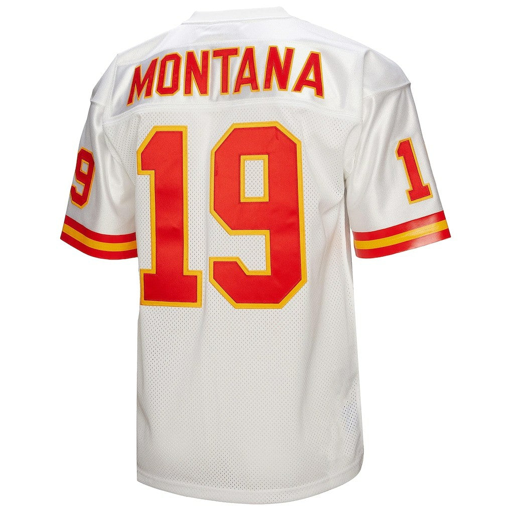 Joe Montana Kansas City Chiefs 1994 Authentic Throwback Retired Player Jersey White - Mitchell & Ness