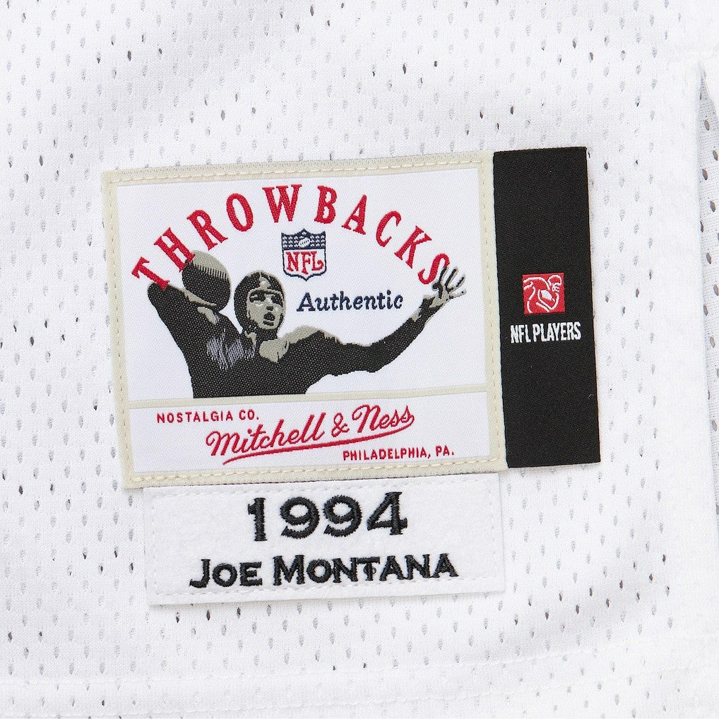 Joe Montana Kansas City Chiefs 1994 Authentic Throwback Retired Player Jersey White - Mitchell & Ness