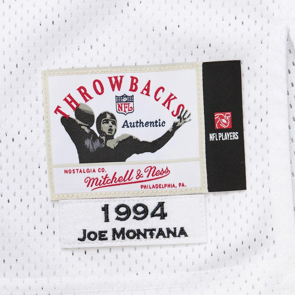 Joe Montana Kansas City Chiefs 1994 Authentic Throwback Retired Player Jersey White - Mitchell & Ness