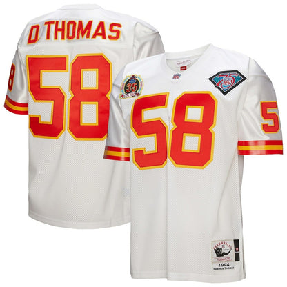 Derrick Thomas Kansas City Chiefs 1994 Authentic Throwback Retired Player Jersey - White cheap | NFL Jerseys