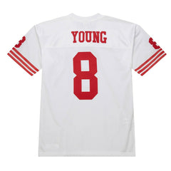 Steve Young San Francisco 49ers 1994 Authentic Throwback Retired Player Jersey White - Mitchell & Ness
