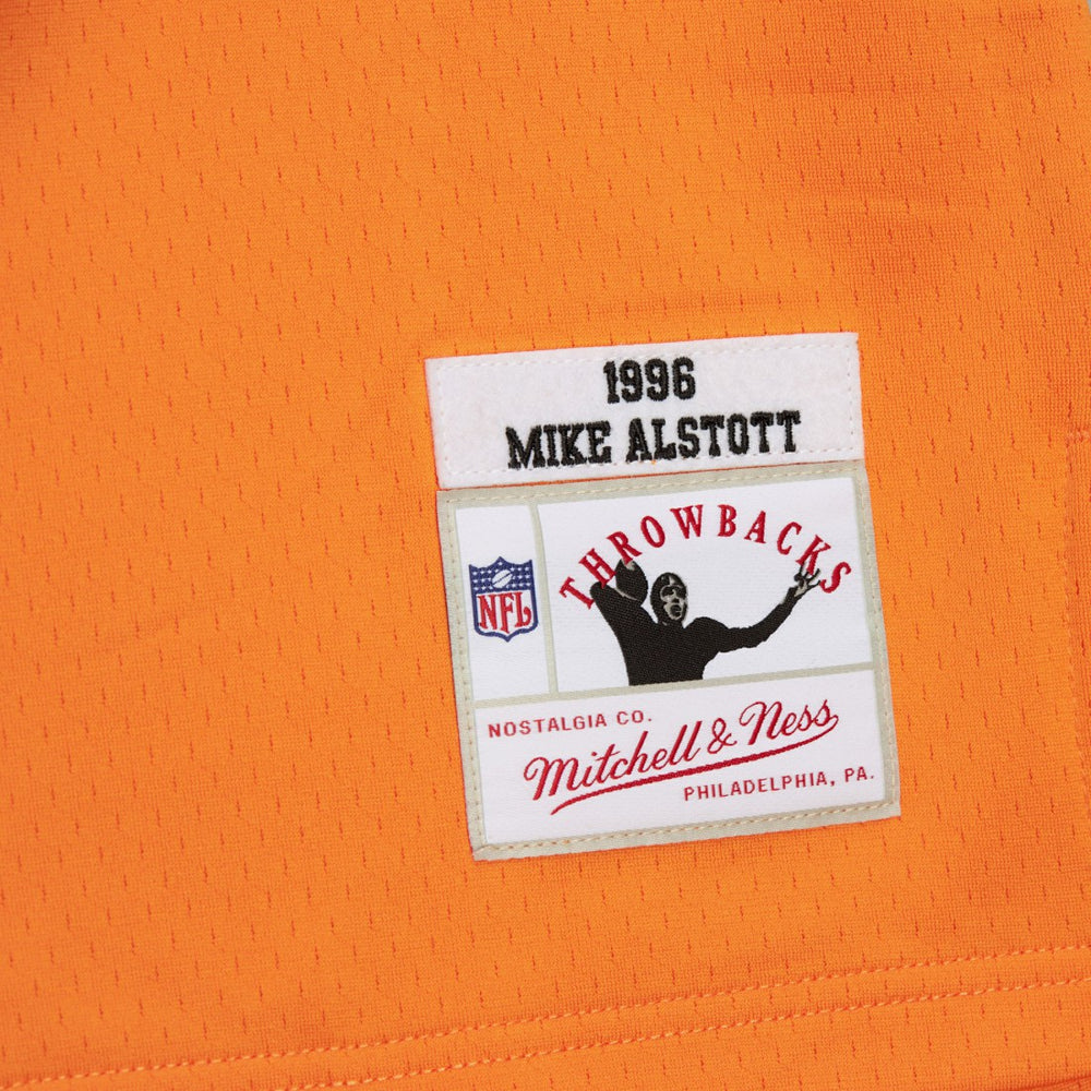 Mike Alstott Tampa Bay Buccaneers Player Name & Number Hoodie Legacy Jersey Orange - Mitchell & Ness