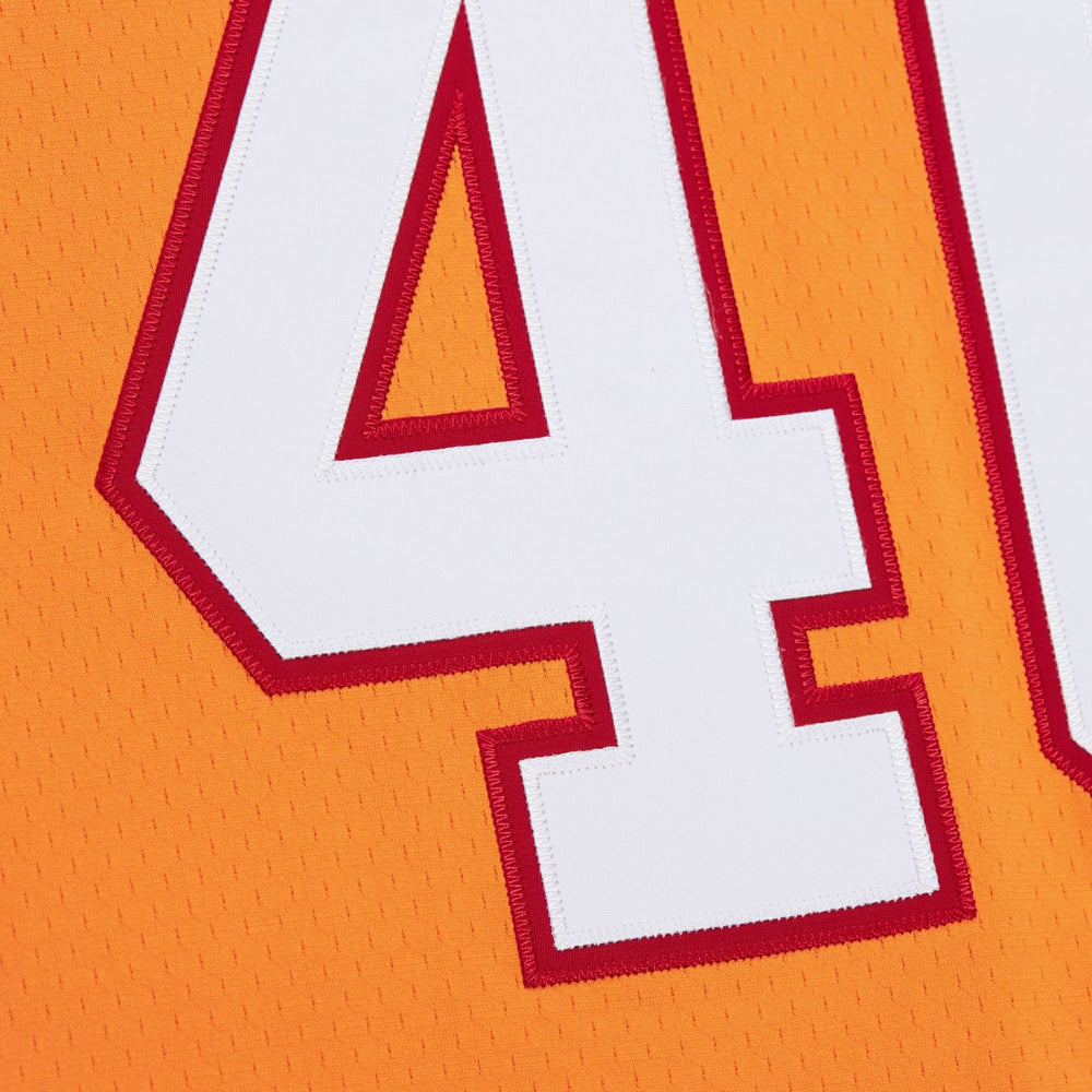 Mike Alstott Tampa Bay Buccaneers Player Name & Number Hoodie Legacy Jersey Orange - Mitchell & Ness