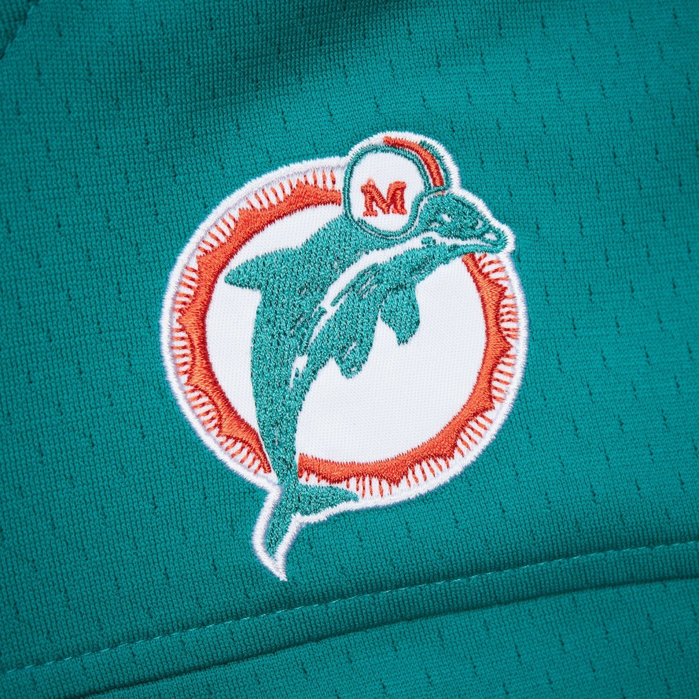 Dan Marino Miami Dolphins Player Name & Number Hoodie Legacy Jersey Aqua - Mitchell & Ness