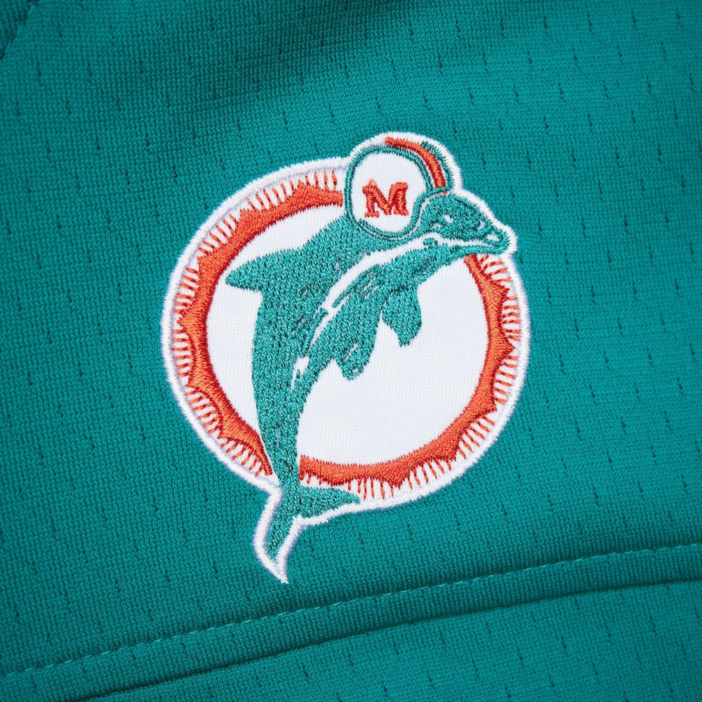 Dan Marino Miami Dolphins Player Name & Number Hoodie Legacy Jersey Aqua - Mitchell & Ness