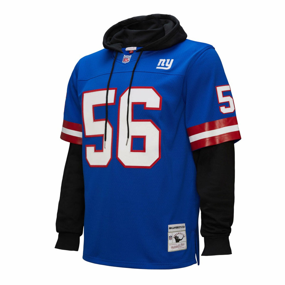 Lawrence Taylor New York Giants Player Name & Number Hoodie Legacy Jersey Royal - Mitchell & Ness