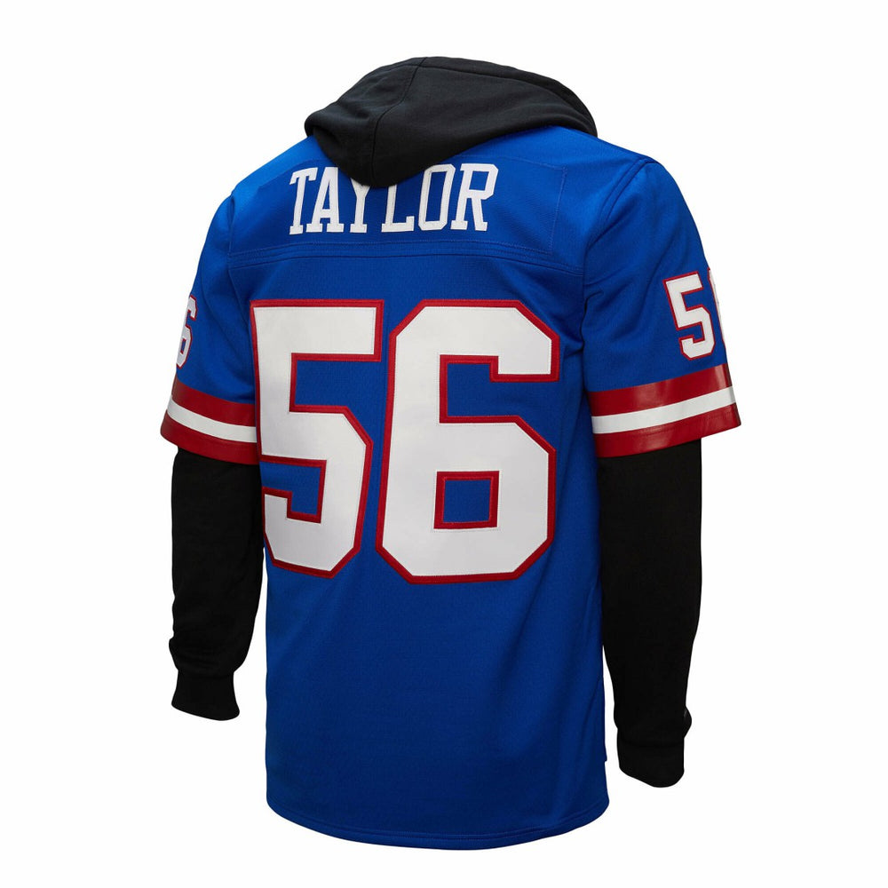 Lawrence Taylor New York Giants Player Name & Number Hoodie Legacy Jersey Royal - Mitchell & Ness