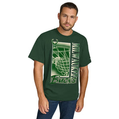 NBA - Milwaukee Bucks Tommy Jeans Noah Swish T-Shirt - Hunter Green