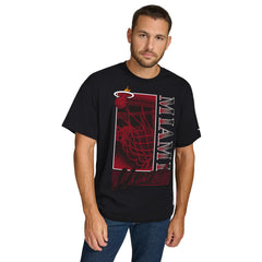 NBA - Miami Heat Tommy Jeans Noah Swish T-Shirt - Black