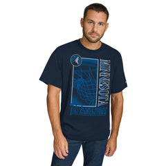 NBA - Minnesota Timberwolves Tommy Jeans Noah Swish T-Shirt - Navy
