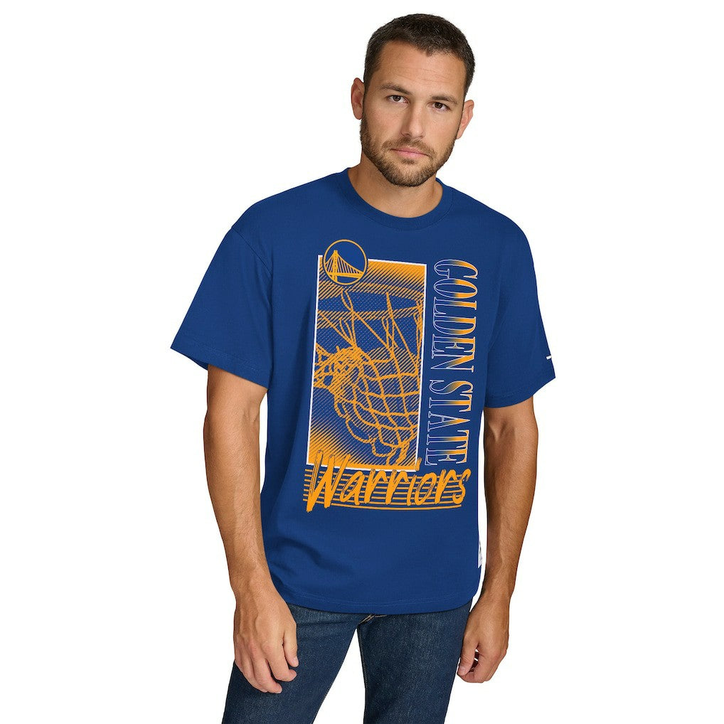 NBA - Golden State Warriors Tommy Jeans Noah Swish T-Shirt - Royal