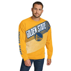 NBA - Golden State Warriors Tommy Jeans Lucas Long Sleeve T-Shirt - Gold