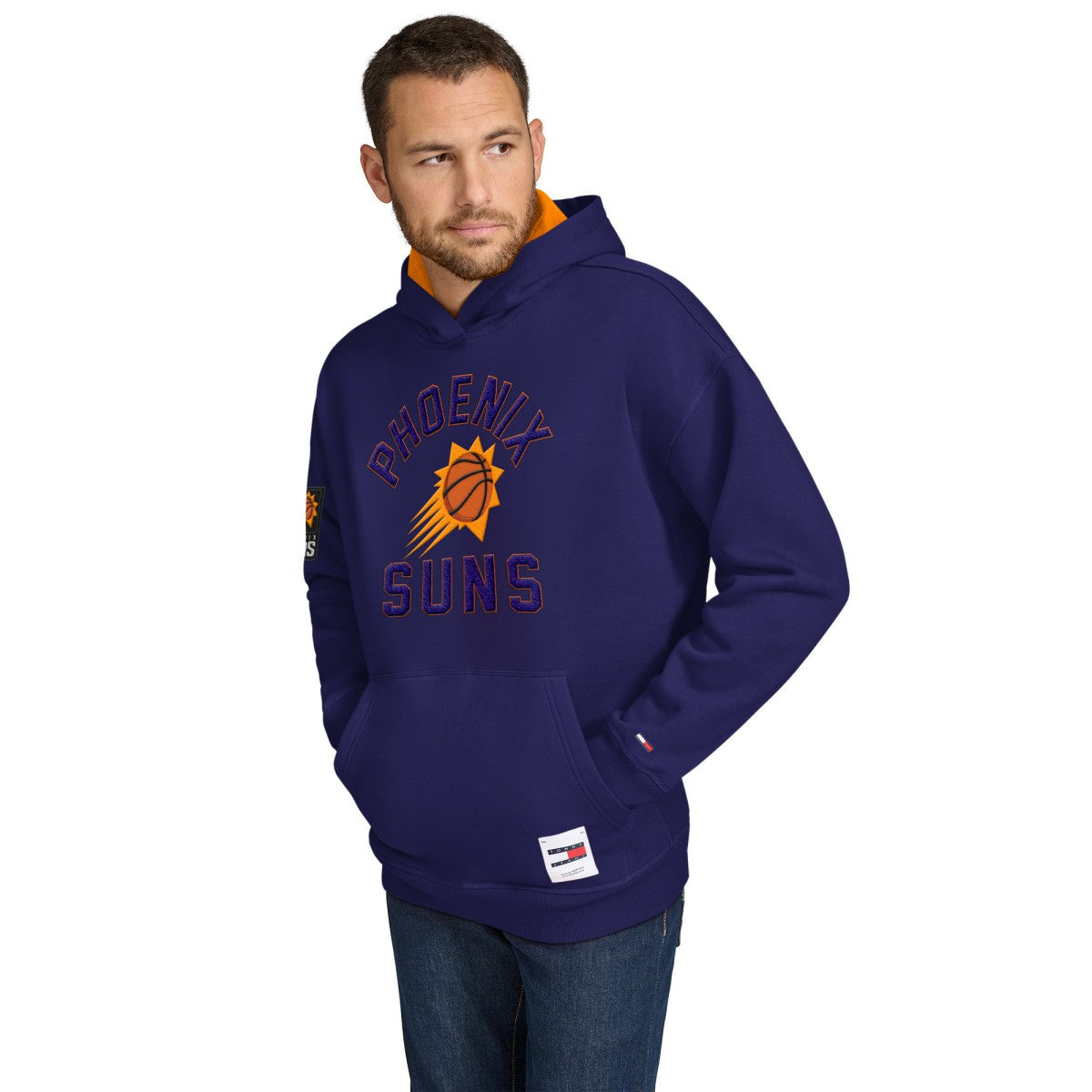 NBA - Phoenix Suns Tommy Jeans Sebastian Pullover Hoodie - Purple