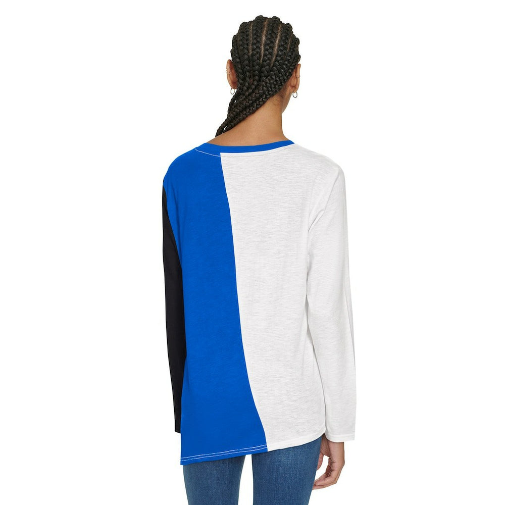 NBA - Orlando Magic Tommy Jeans Women's Amelia Color Blocked Long Sleeve T-Shirt - White/Blue