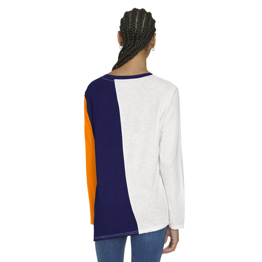 NBA - Phoenix Suns Tommy Jeans Women's Amelia Color Blocked Long Sleeve T-Shirt - White/Purple