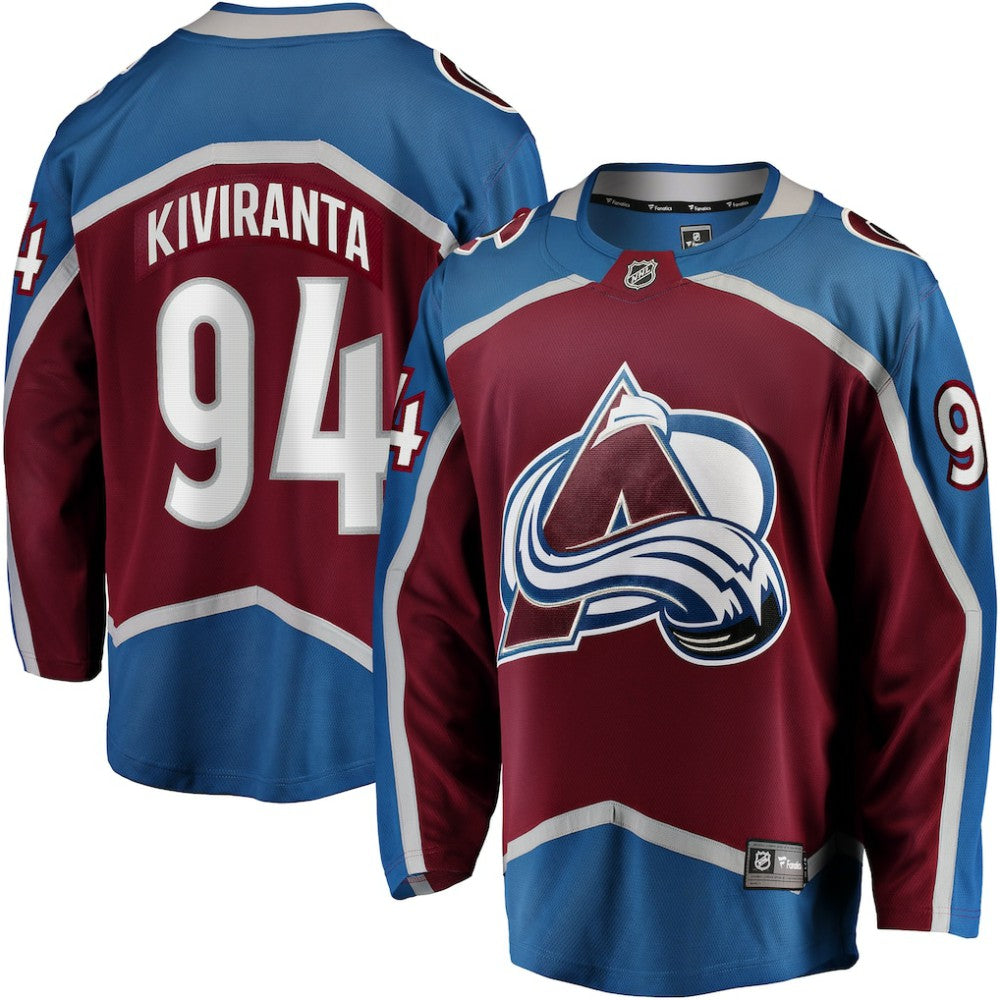 Joel Kiviranta Colorado Avalanche - Fanatics Home Premier Breakaway Player Jersey Maroon