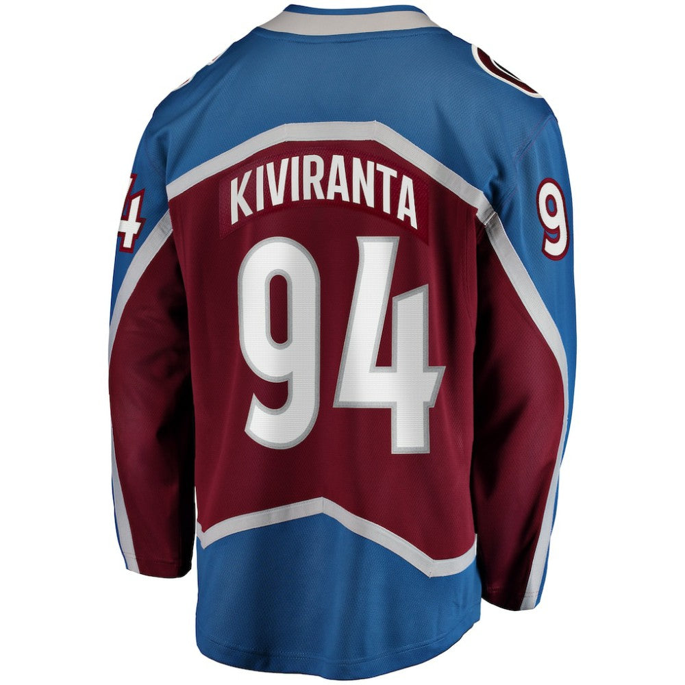 Joel Kiviranta Colorado Avalanche - Fanatics Home Premier Breakaway Player Jersey Maroon