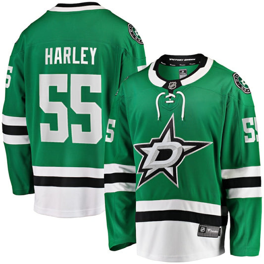 Thomas Harley Dallas Stars Fanatics Home Premier Breakaway Player Jersey - Kelly Green | NHL Jerseys